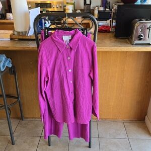 Susan Graver Pants Set